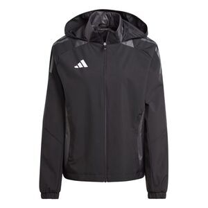 Adidas Womens/Ladies Tiro 24 3 Stripes   Anorak / Black/Dark Grey